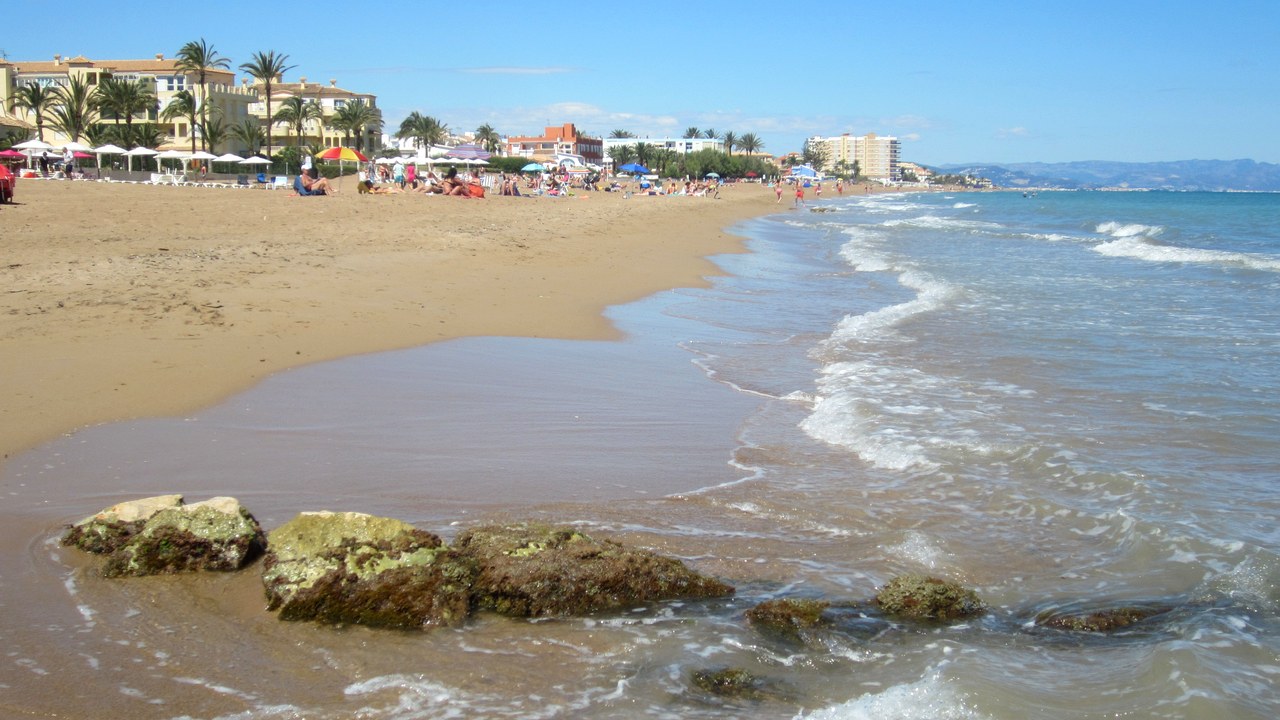Plage de Las Marinas, D&eacute;nia