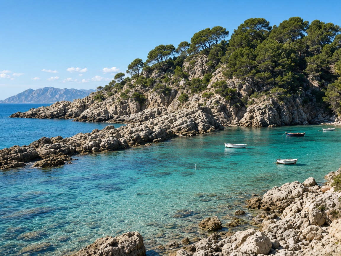 Crique rocheuse des Rotes, plages de D&eacute;nia